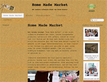 Tablet Screenshot of homemademarket.co.nl